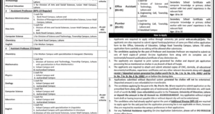 University of Education Jobs In Lahore